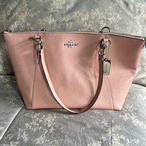 BEAUTIFUL pink, Pre-owned leather, Coach tote
